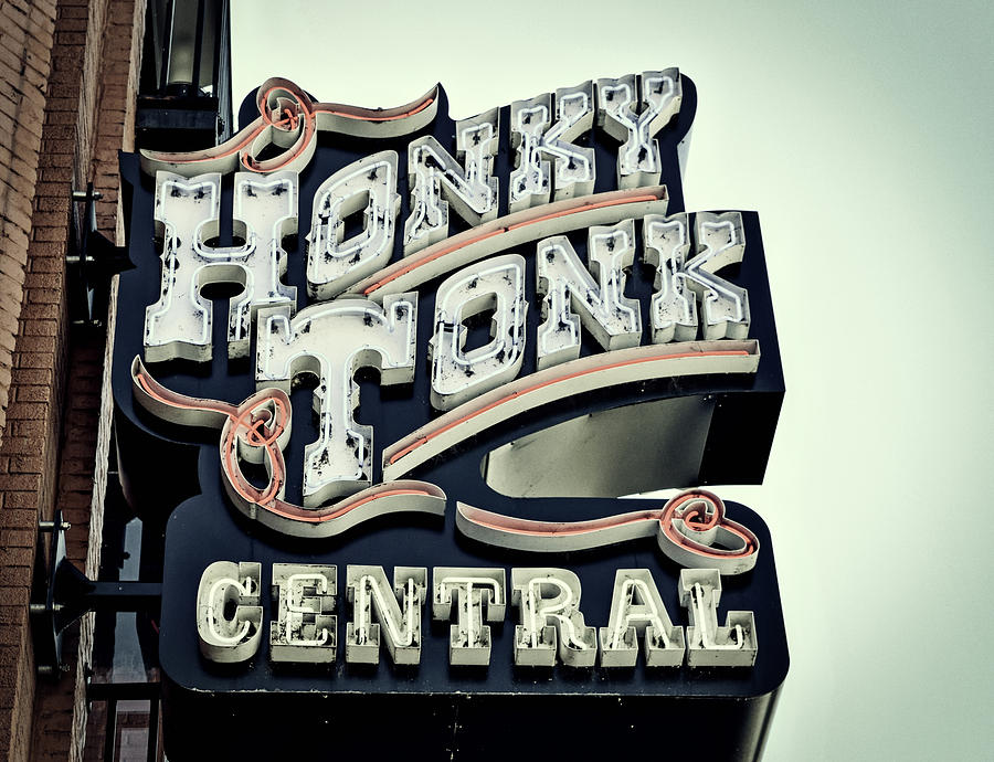 Honky Tonk Central - Nashville #1 Photograph by Mountain Dreams