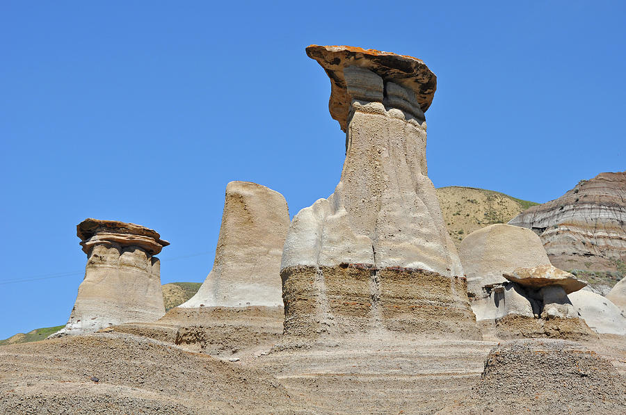 Nature Photograph - Hoo doos rock formations #1 by Ingrid Perlstrom
