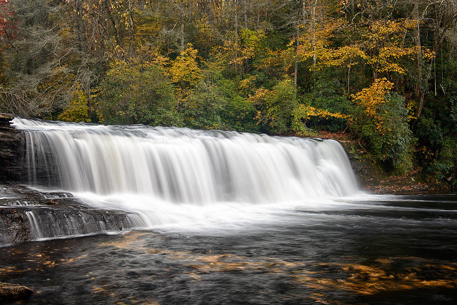 Hooker Falls, North Carolina Photograph by David Courtenay | Fine Art ...