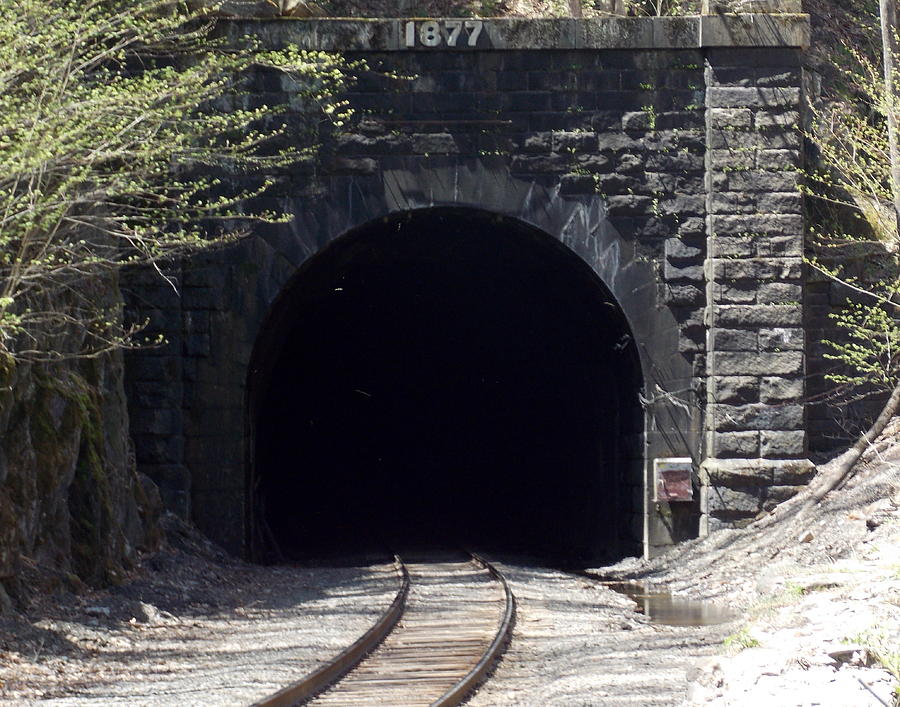 Hoosiac Train Tunnel Photograph by Catherine Gagne