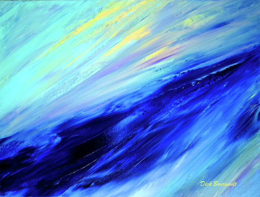 Horizons #1 Painting by Dick Bourgault