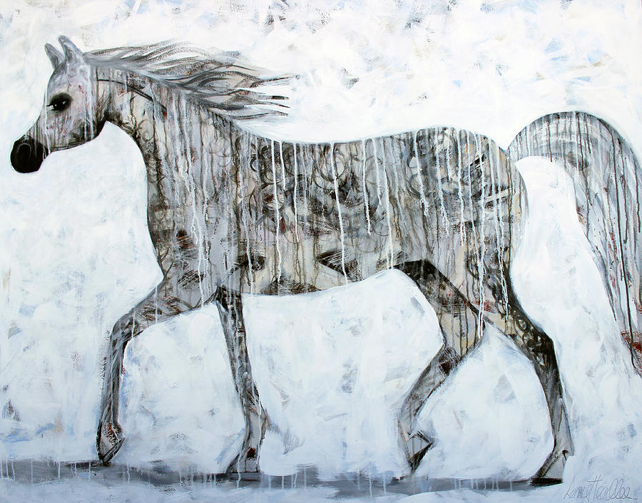Horse Paint #2 Painting by Lance Headlee