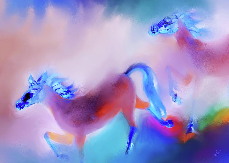 Horses Inspiration  Painting by Susanna Katherine