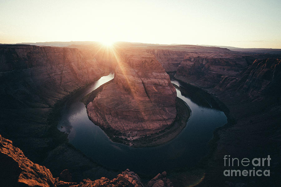 Horseshoe Bend Sunset #1 Photograph by JR Photography