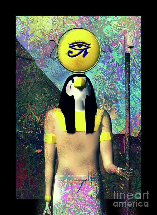 Horus, God Of Egypt Digital Art
