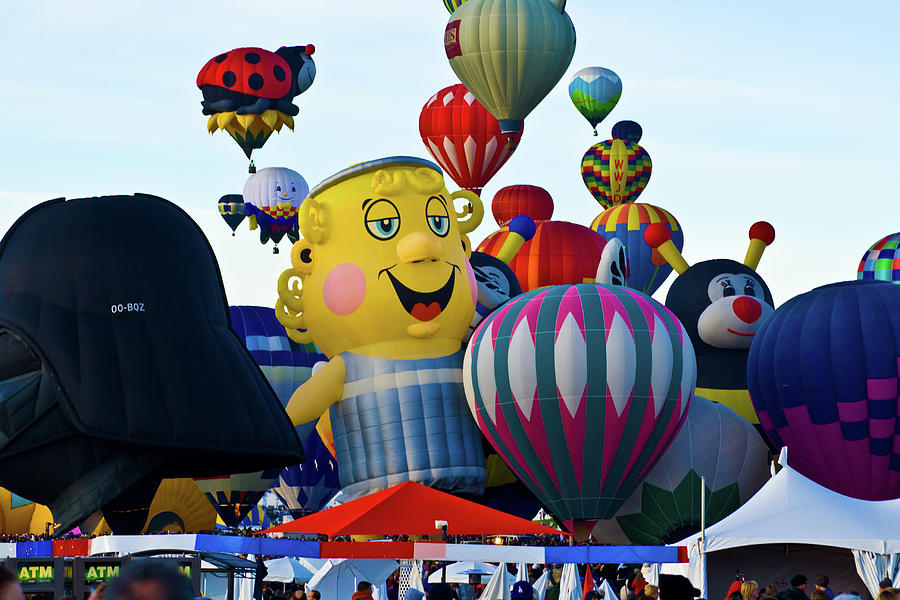 Hot Air Balloons #1 Photograph by Bill Barber