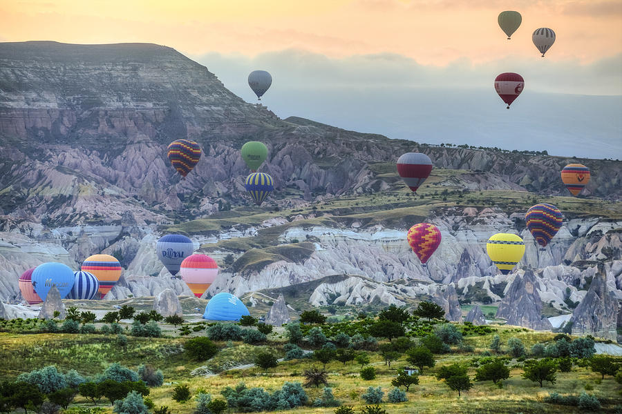 Hot air balloons Cappadocia #1 Photograph by Joana Kruse