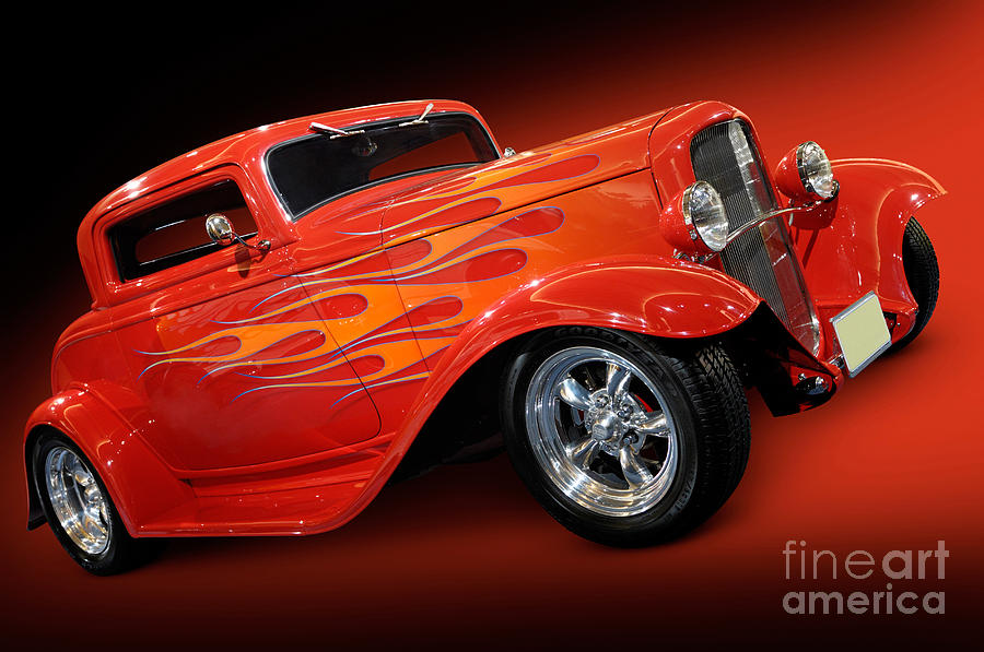 Hot Rod Ford Coupe 1932 #1 Photograph by Maxim Images Exquisite Prints
