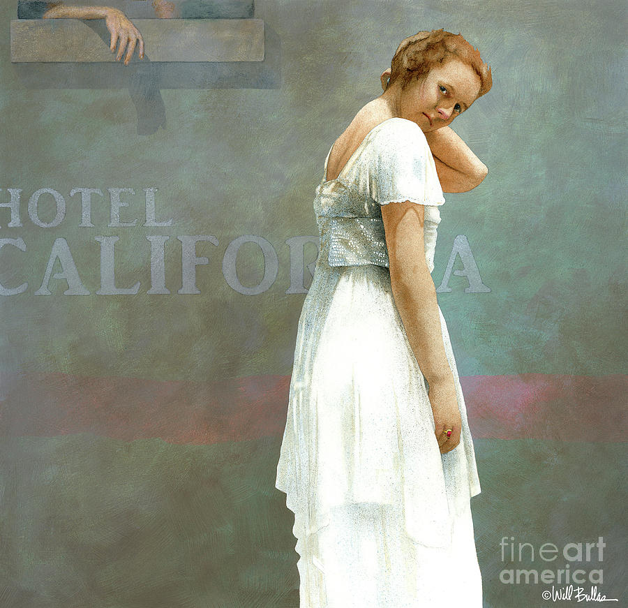 Hotel California #2 Painting by Will Bullas