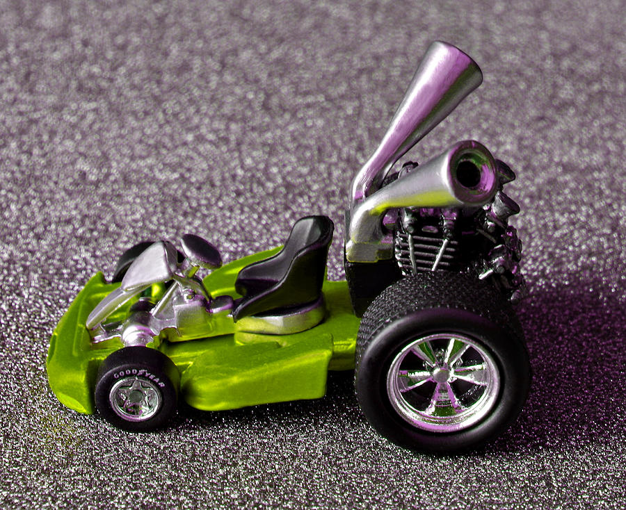 Toy Photograph - Hotwheels go kart custom #1 by Bruce Roker