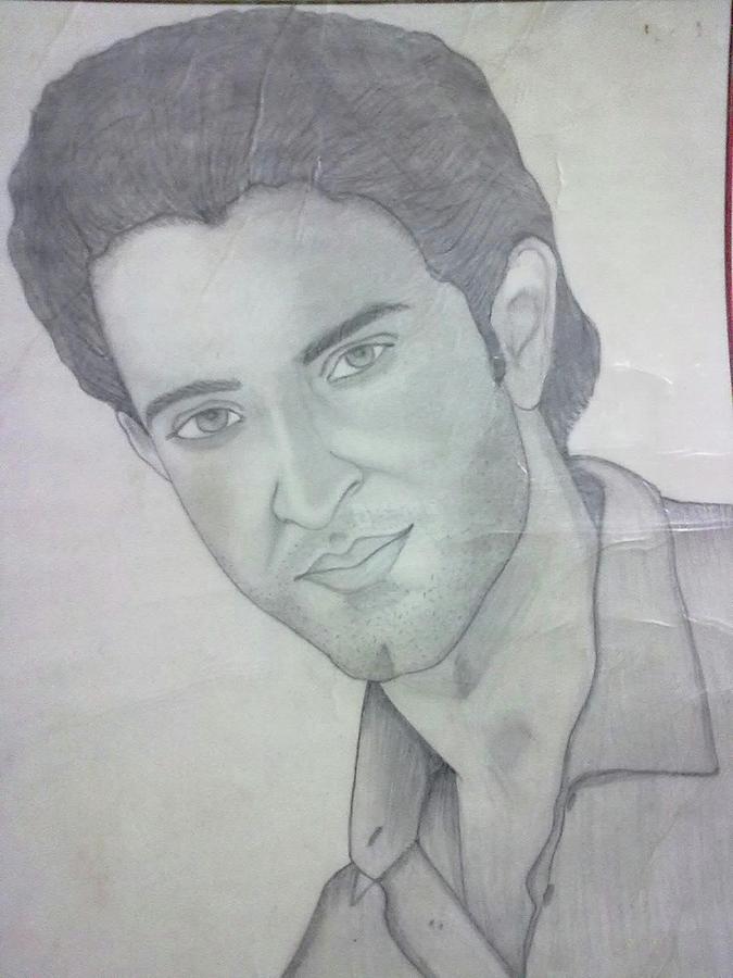 How To Draw Hrithik Roshan Outline | Tutorial for Beginners | Step By Step  | #HrithikRoshan #Outline - YouTube