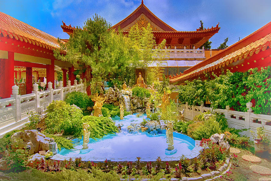 Hsi Lai Temple #1 Photograph by Joseph Hollingsworth