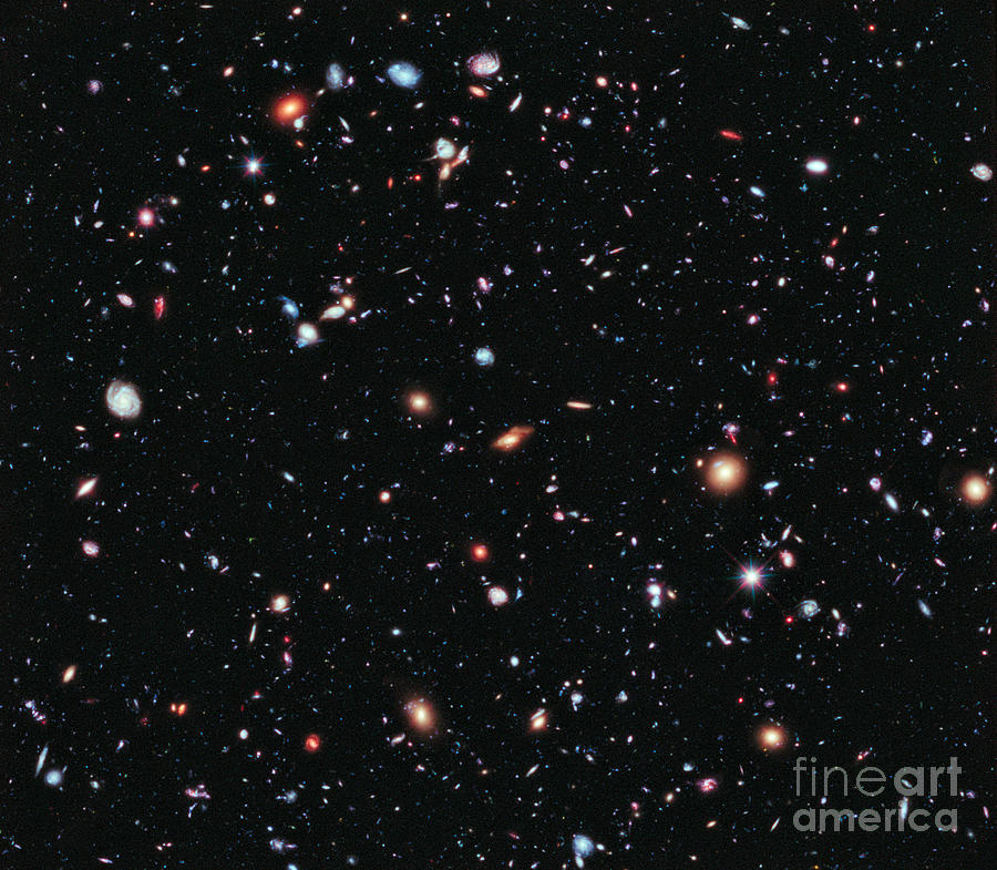 Hubble Ultra Deep Field Photograph - Hubble eXtreme Deep Field by Nasa