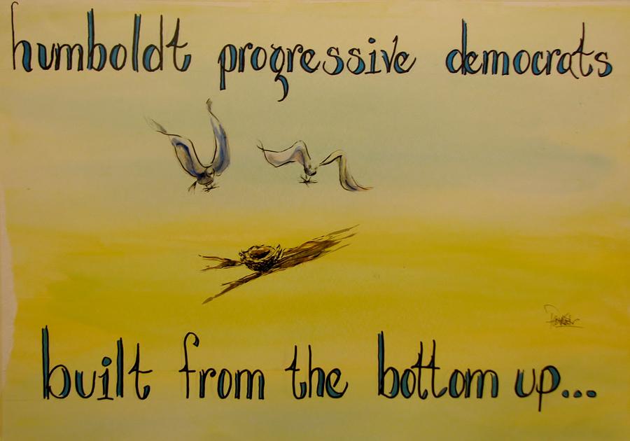 Humboldt Progressive Democrats #1 Drawing by Patricia Kanzler