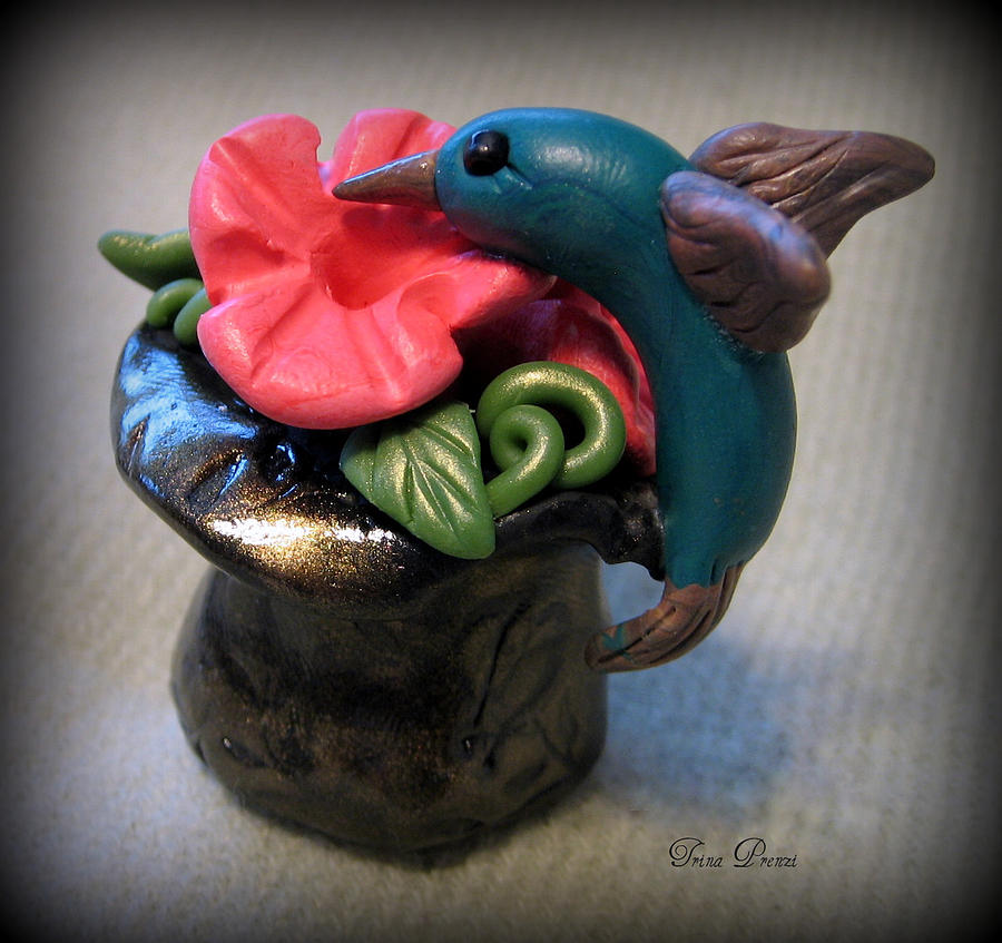 Humming Bird and Flower by Trina Prenzi Humming Bird and Flower by Trina Prenzi
