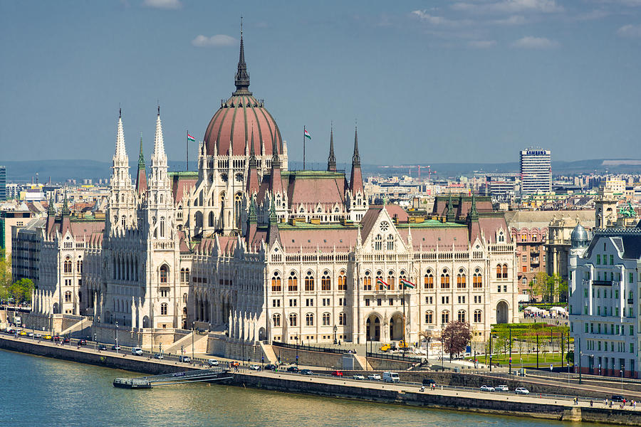 Hungarian Parliament building Budapest Hungary #1 Photograph by Matthias Hauser