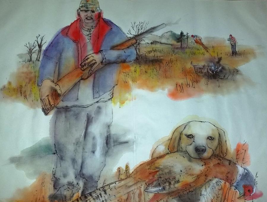 Hunter And The Hunted Album #1 Painting by Debbi Saccomanno Chan