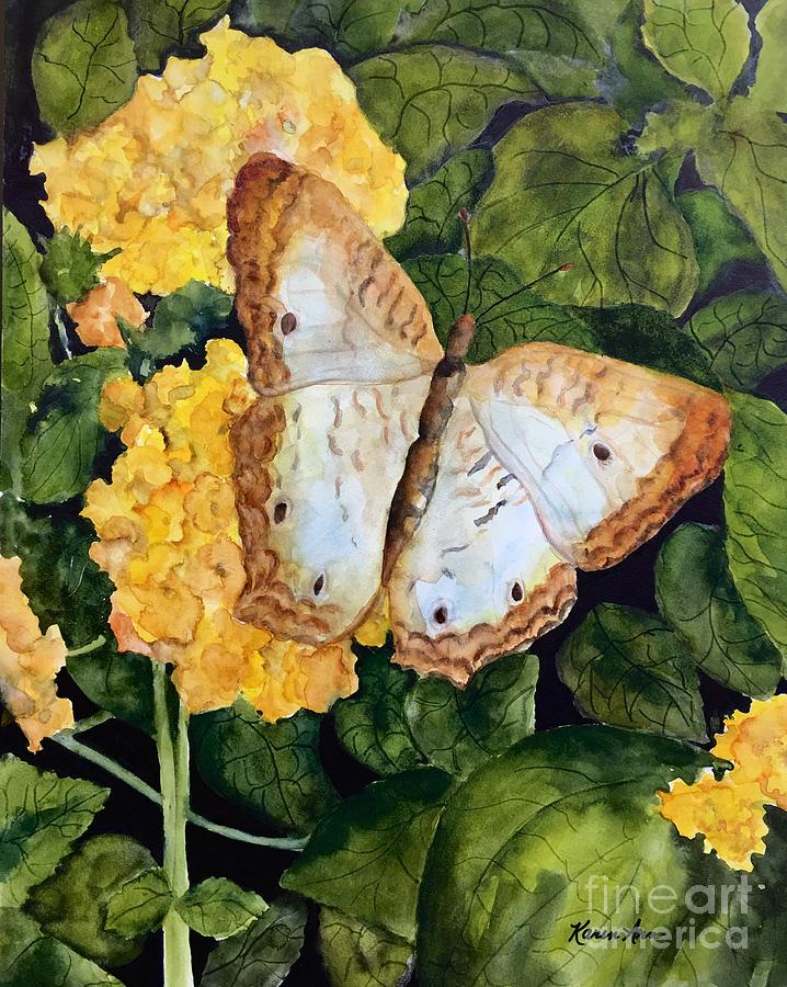 Hushed Wings Painting by Karen Ann