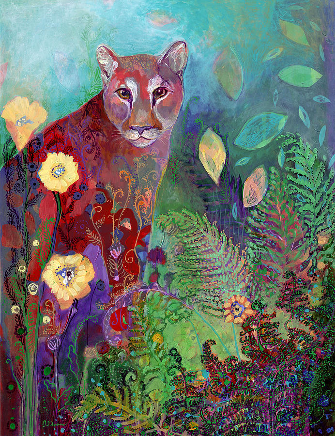 Wildlife Painting - I Am The Guardian by Jennifer Lommers