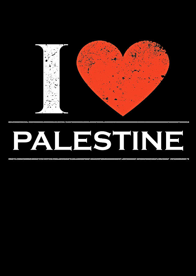I Love Palestine #1 Photograph by Munir Alawi