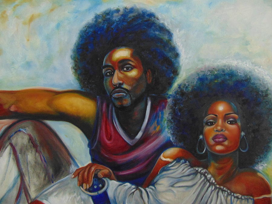 Black Power  Painting by Emery Franklin