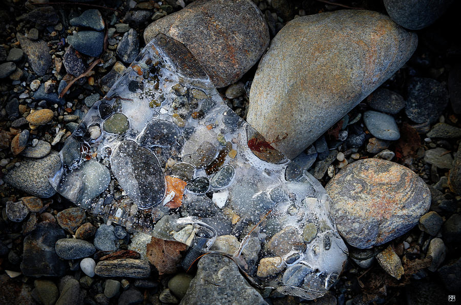 Ice and Stone #1 Photograph by John Meader
