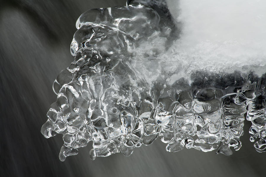 Ice And Waterfall #1 #1 Photograph by Irwin Barrett