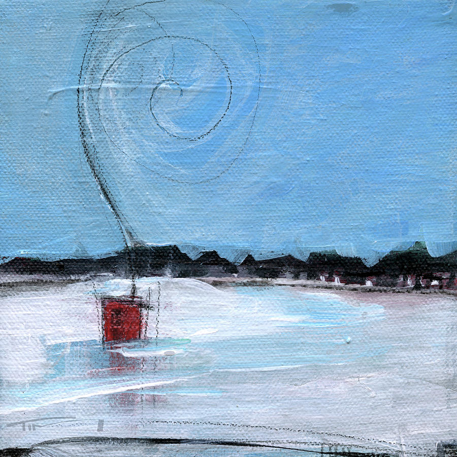 Ice Fishing #2 Painting by Tim Nyberg