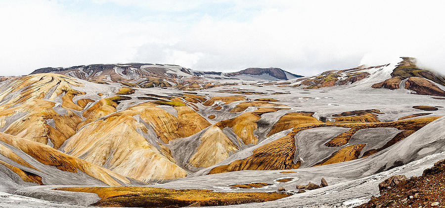 Iceland panorama in Laugavegur #1 Digital Art by Martin Krzywinski