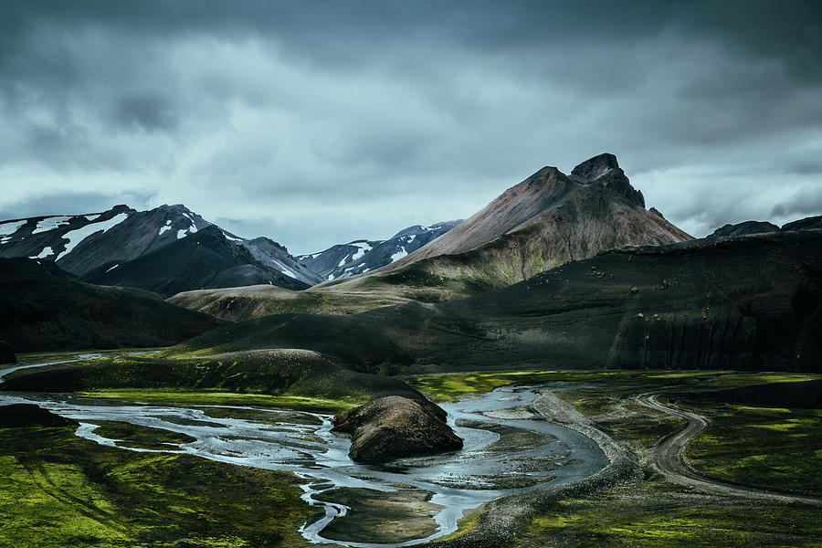 Icelandic Highlands in summer  Photograph by Yancho Sabev Art