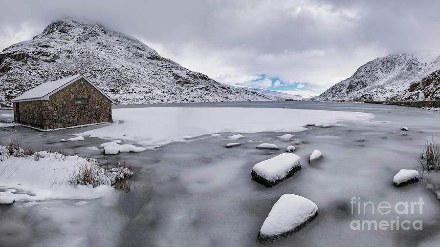 Icy Lake Snowdonia #1 Photograph by Adrian Evans