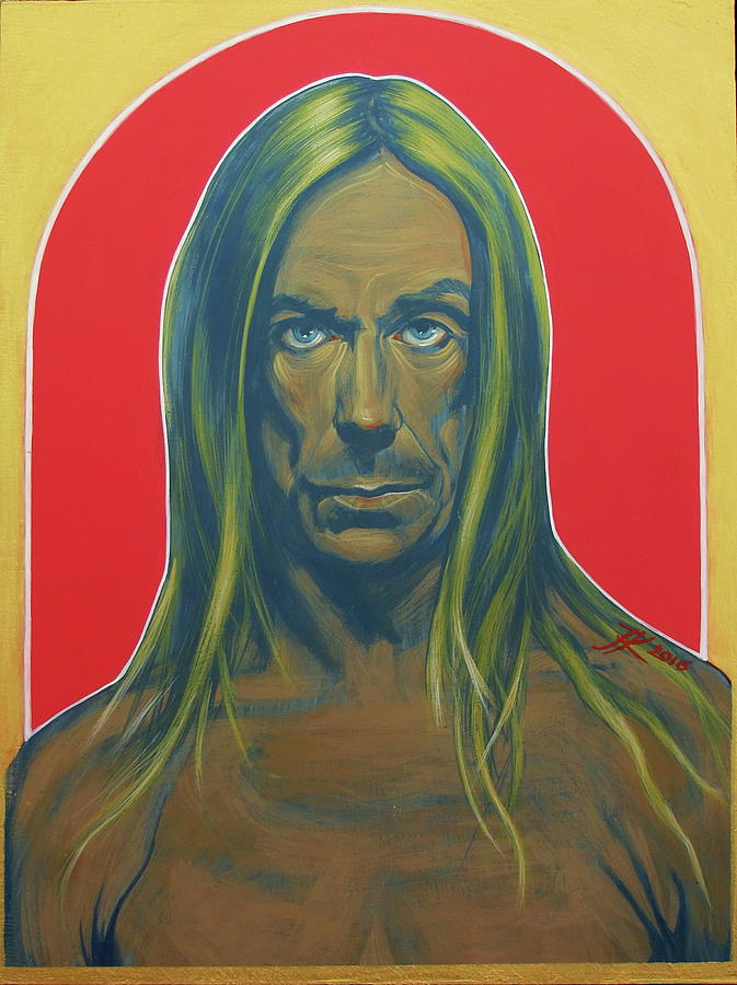 Iggy Pop Painting - Iggy Pop by Jovana Kolic Iggy Pop Painting - Iggy Pop by Jovana Kolic