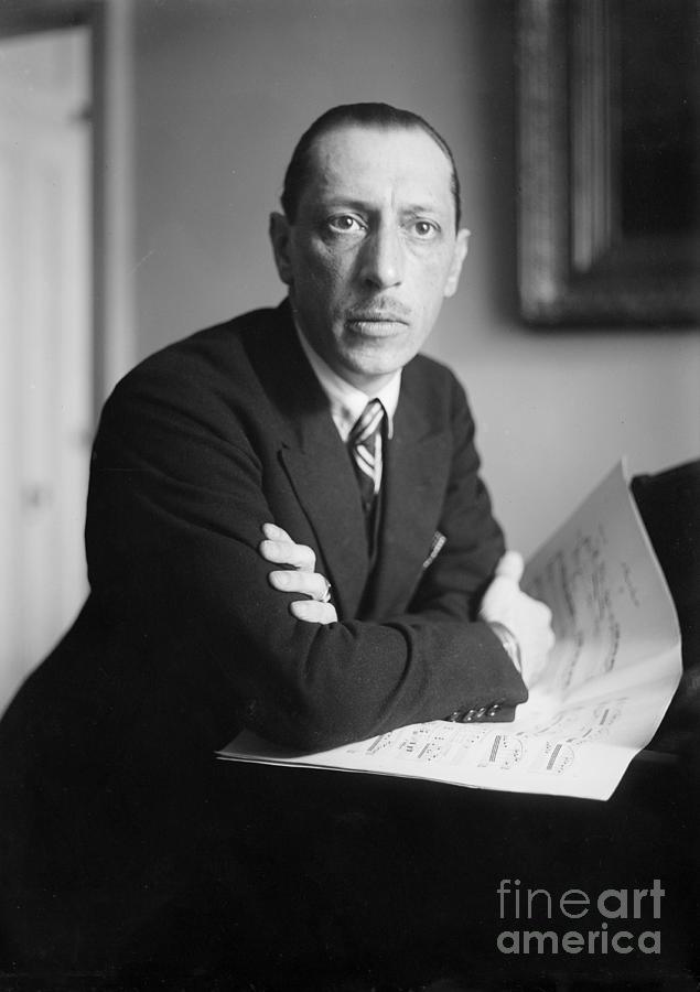 Igor Stravinsky, Russian Composer #2 Photograph by Science Source