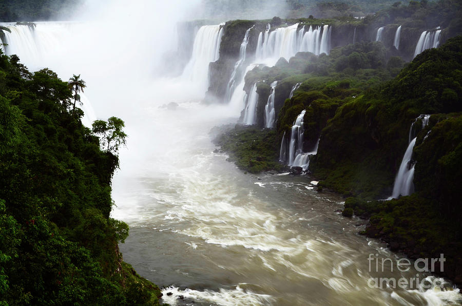 Waterfall Photograph - Iguazu Falls South America 13 by Bob Christopher