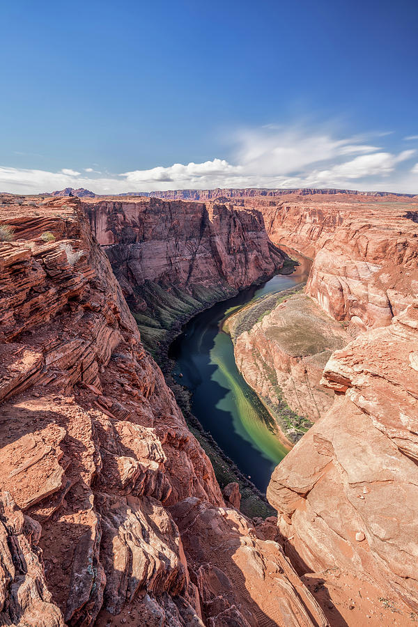 Image overlooking the Colorado River at Horseshoe Bend.  Photograph by Ryan Kelehar