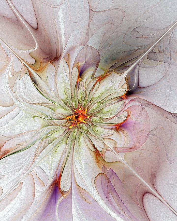 Fractals Digital Art - In Full Bloom by Amanda Moore Fractals Digital Art - In Full Bloom by Amanda Moore