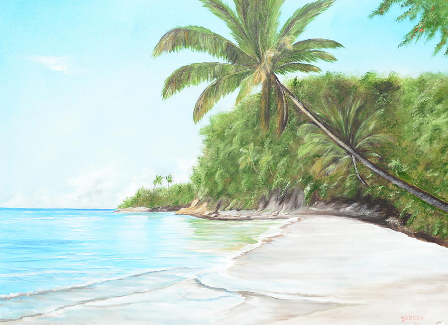 In Paradise #1 Painting by Lloyd Dobson