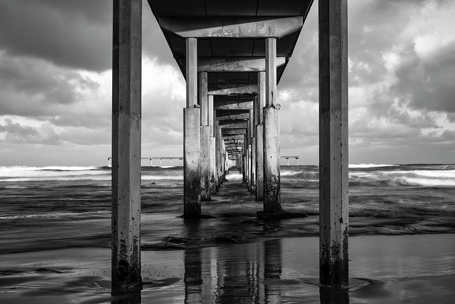 Architecture Of The Ocean Beach Pier Photograph by Joseph S Giacalone