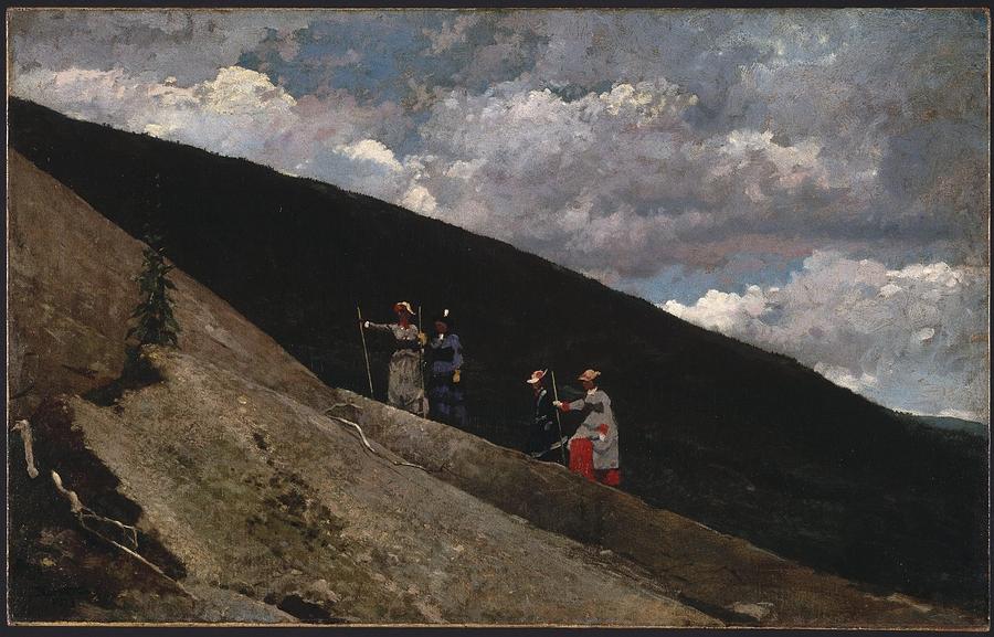  In the Mountains #1 Painting by Winslow Homer