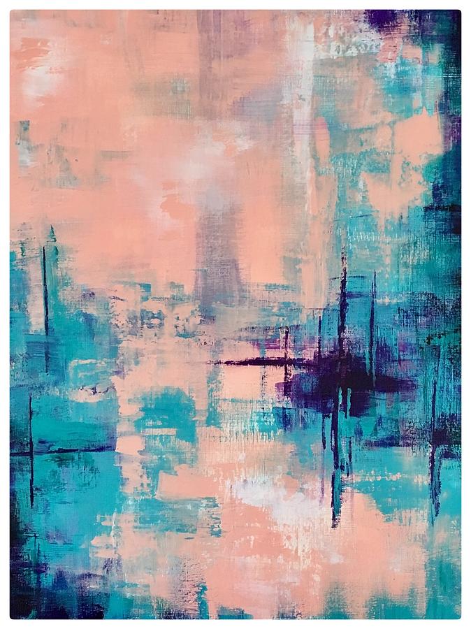 In The Pink #1 Painting by Suzzanna Frank