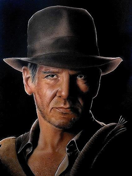 Indiana Jones Painting - Indi #1 by Manfred Burgard