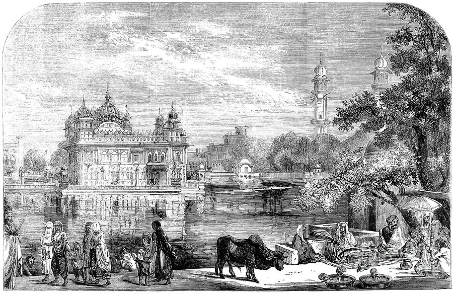India Golden Temple 1858 Photograph By Granger Fine Art America