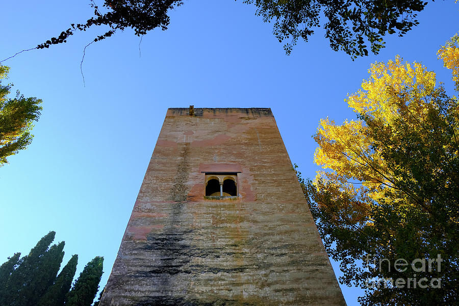 Architecture Photograph - Cautiva Tower in the Alhambra by Guido Montanes Castillo