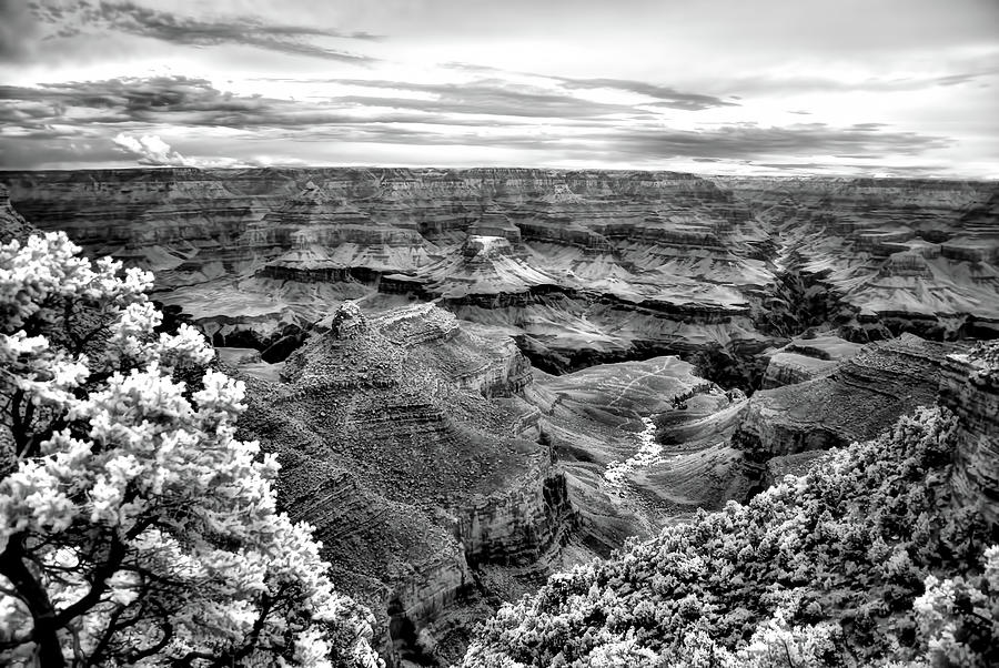 Infrared Black and white Grand Canyon Arizona Photograph by Paul Moore ...