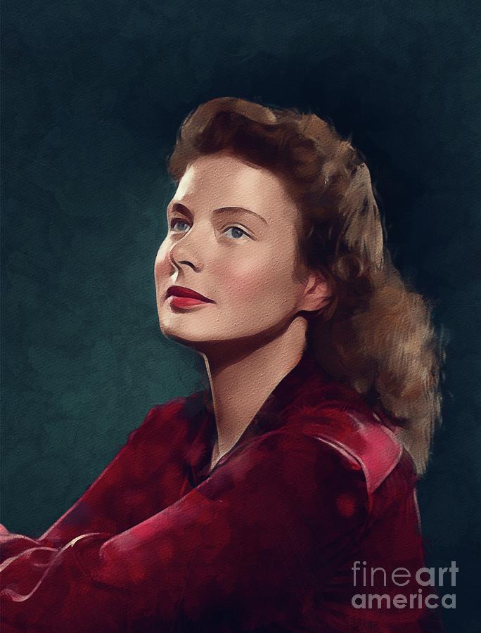 Ingrid Bergman, Hollywood Legend Painting