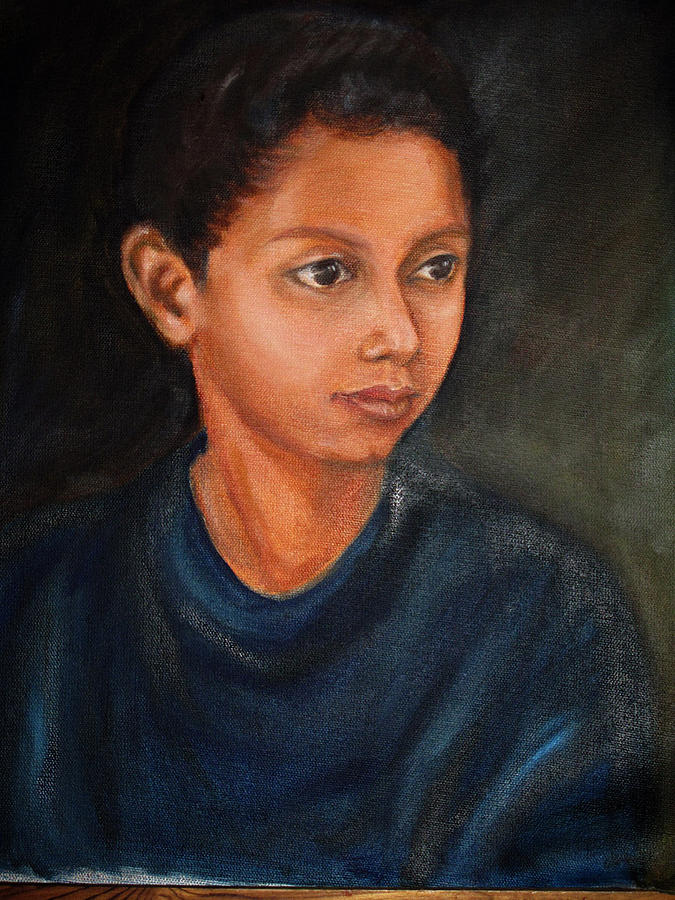 Innocence #1 Painting by Asha Sudhaker Shenoy
