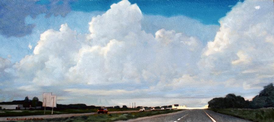 Car Painting - Interstate 10 by Kevin Leveque