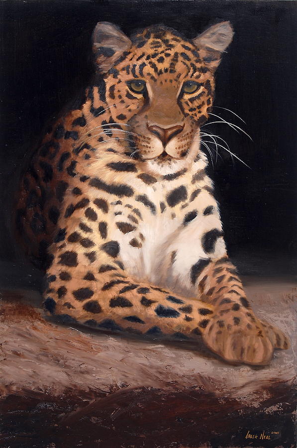 Wildlife Painting - Intrigued #1 by Greg Neal