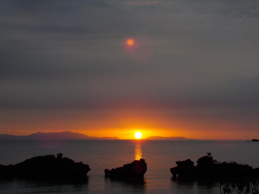 Sunset Photograph - Iriomote,okinawa #1 by Minami Daminami