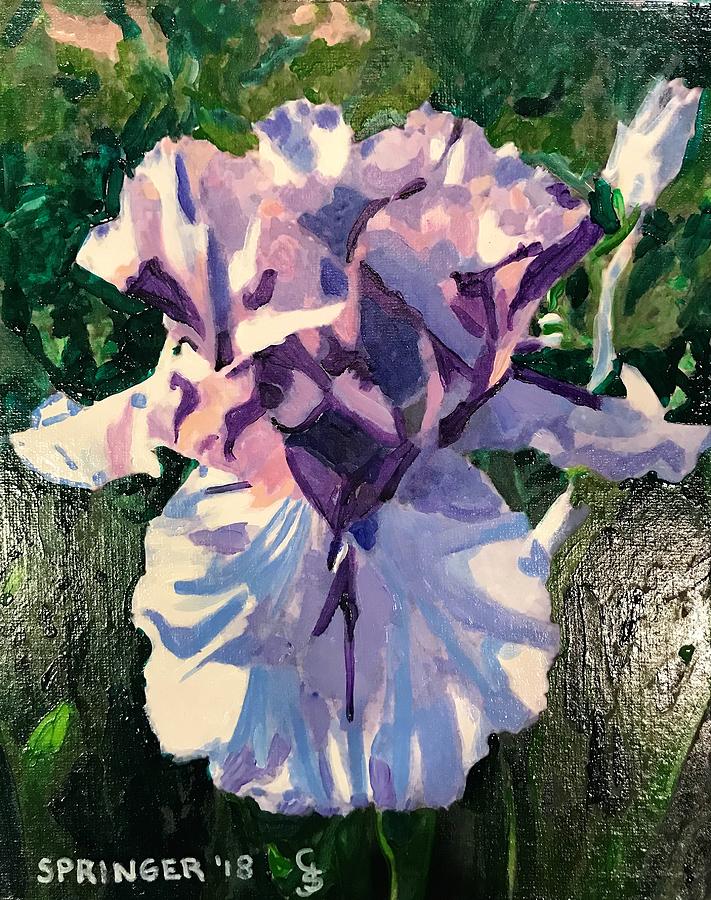 Iris #2 Painting by Gary Springer